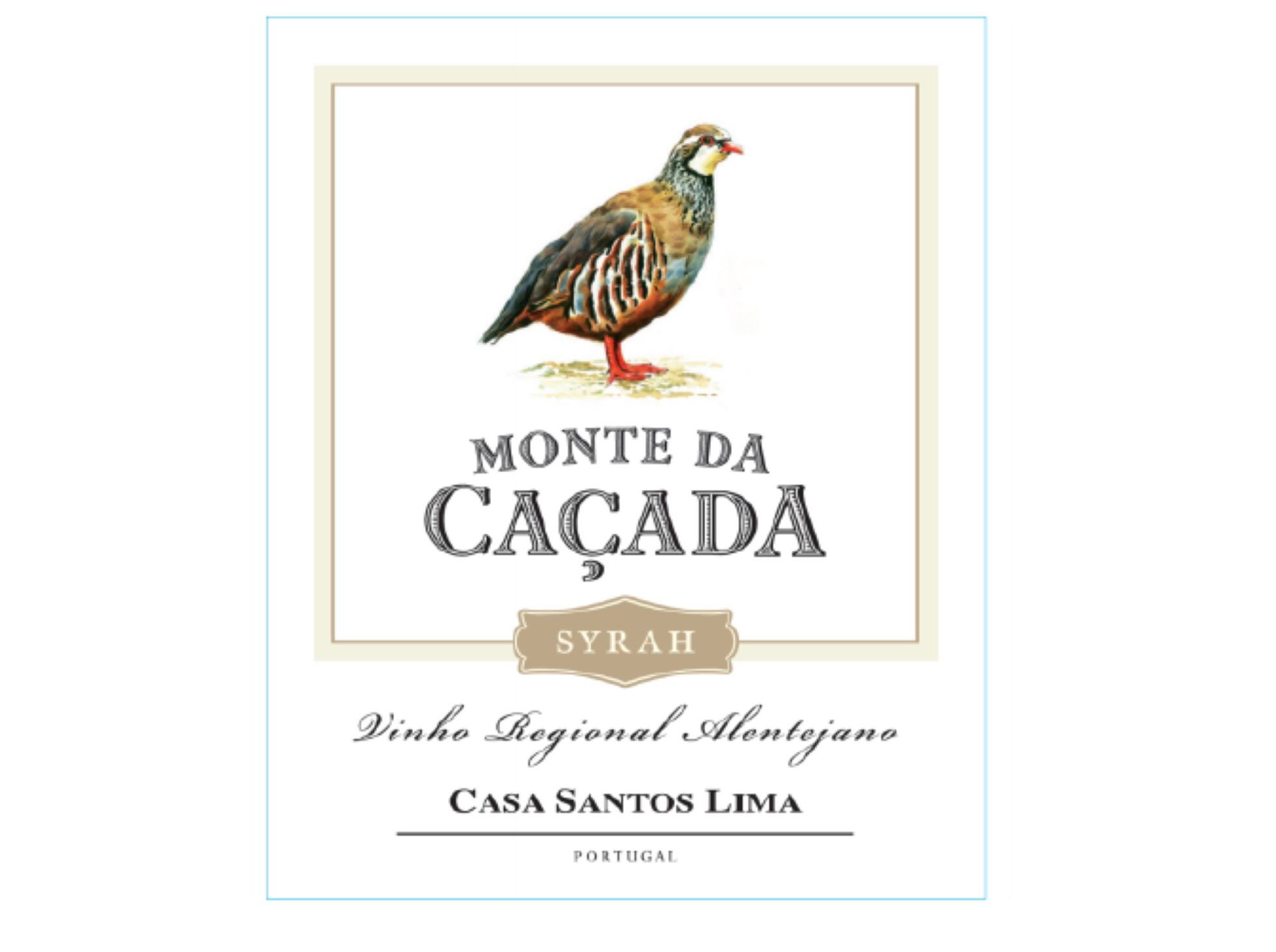 VINHO TINTO MONTE DA CAÇADA SYRAH ALENTEJO 0.75L