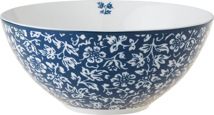 Laura Ashley schaal Alyssa blauw D 16 H 8 cm