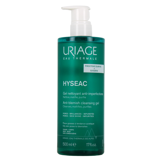 Gel nettoyant visage et corps Hyséac Uriage - Peaux à tendance acnéique