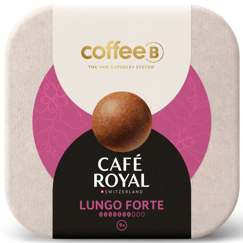 CoffeeB by Café Royal Coffee Balls Lungo Forte, 9 Stück