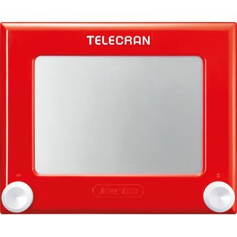 Ardoise magique TELECRAN ORIGINAL, rouge