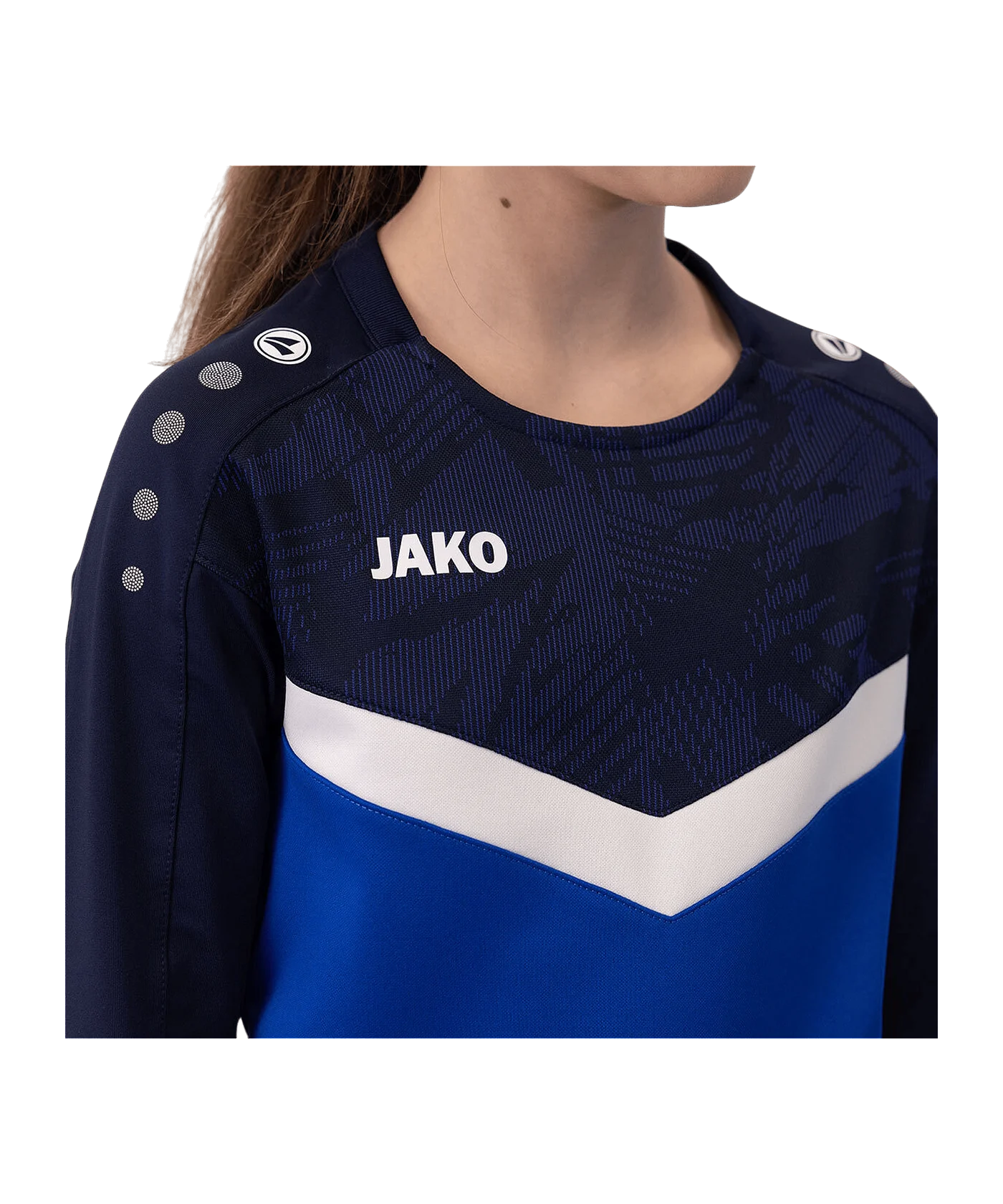 JAKO Iconic Sweatshirt Kids Blau F403