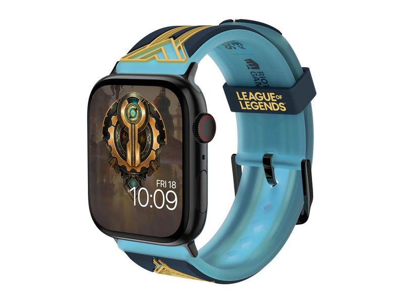 Moby Fox Armband Smartwatch League of Legends 3D Hextech Ma Offiziell lizenziertes Armband aus hochwertigem Silikon