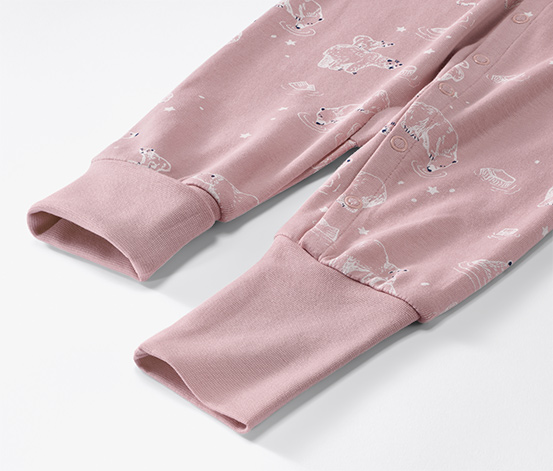 3 Baby-Pyjamas, rosa