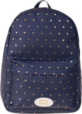 Petite Chérie Atelier Else Ryggsekk 17L, Mini Hearts Blue