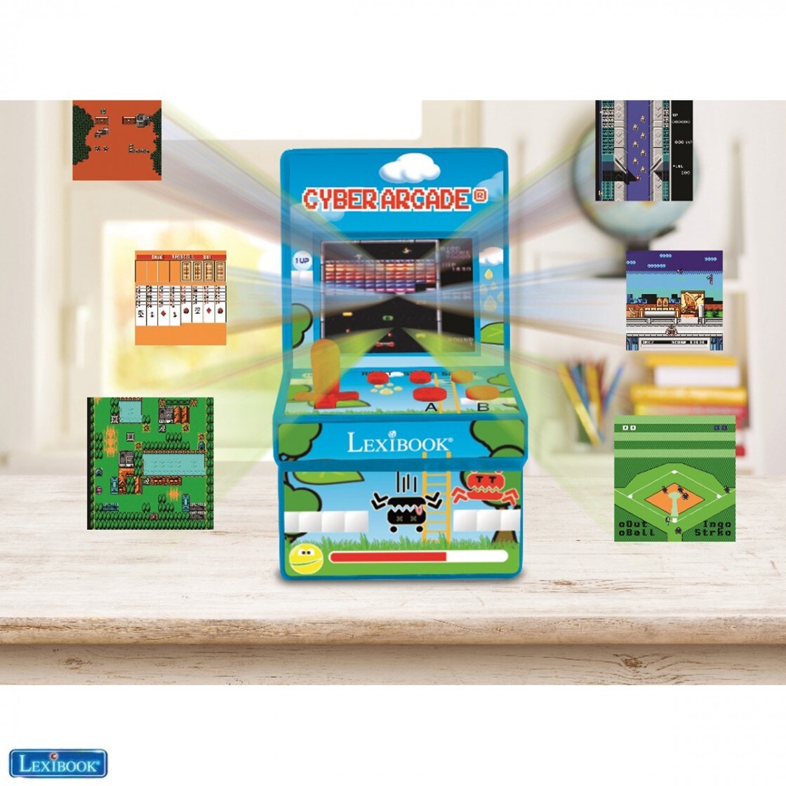 Spielkonsole 200 Spieleklassikern Cyber Arcade® mit 2,8'' Bildschirm