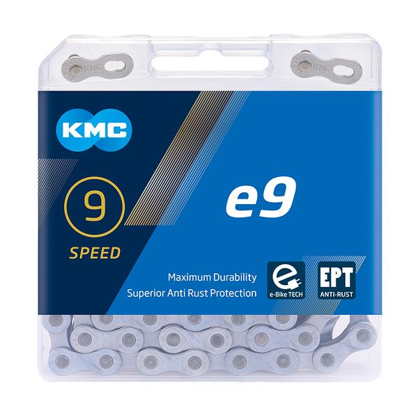 KMC E 9 Speed Kæde EPT 136 Led