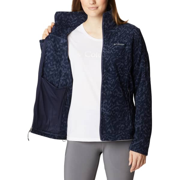 Veste polaire randonnée COLUMBIA FAST TREK PRINTED JKT W NOCTURNAL TERRA