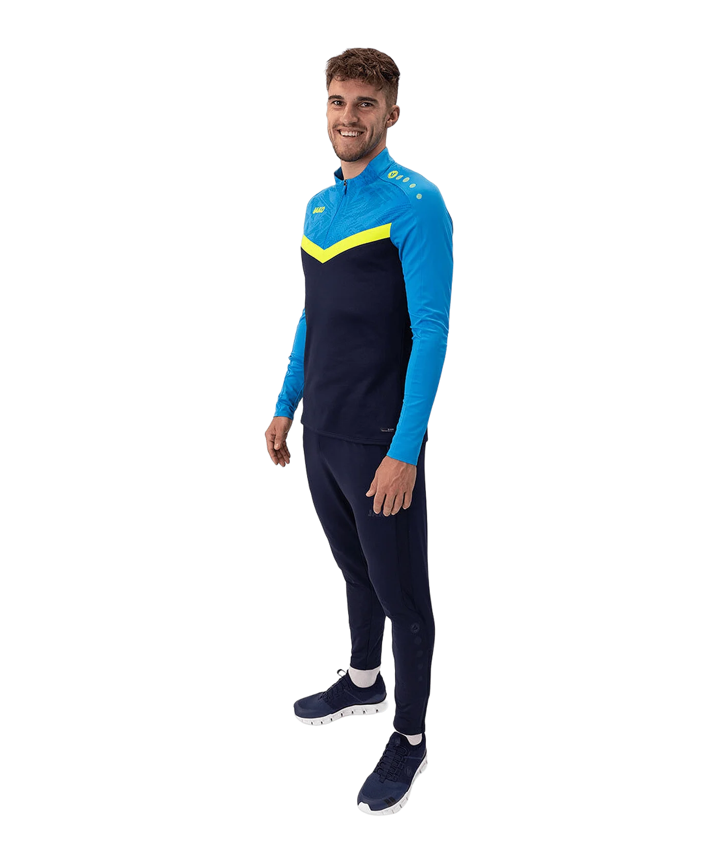 JAKO Iconic HalfZip Sweatshirt Blau F914