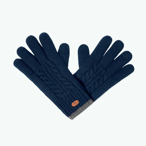 Gants Creamy gin Bleu marine bleu marine