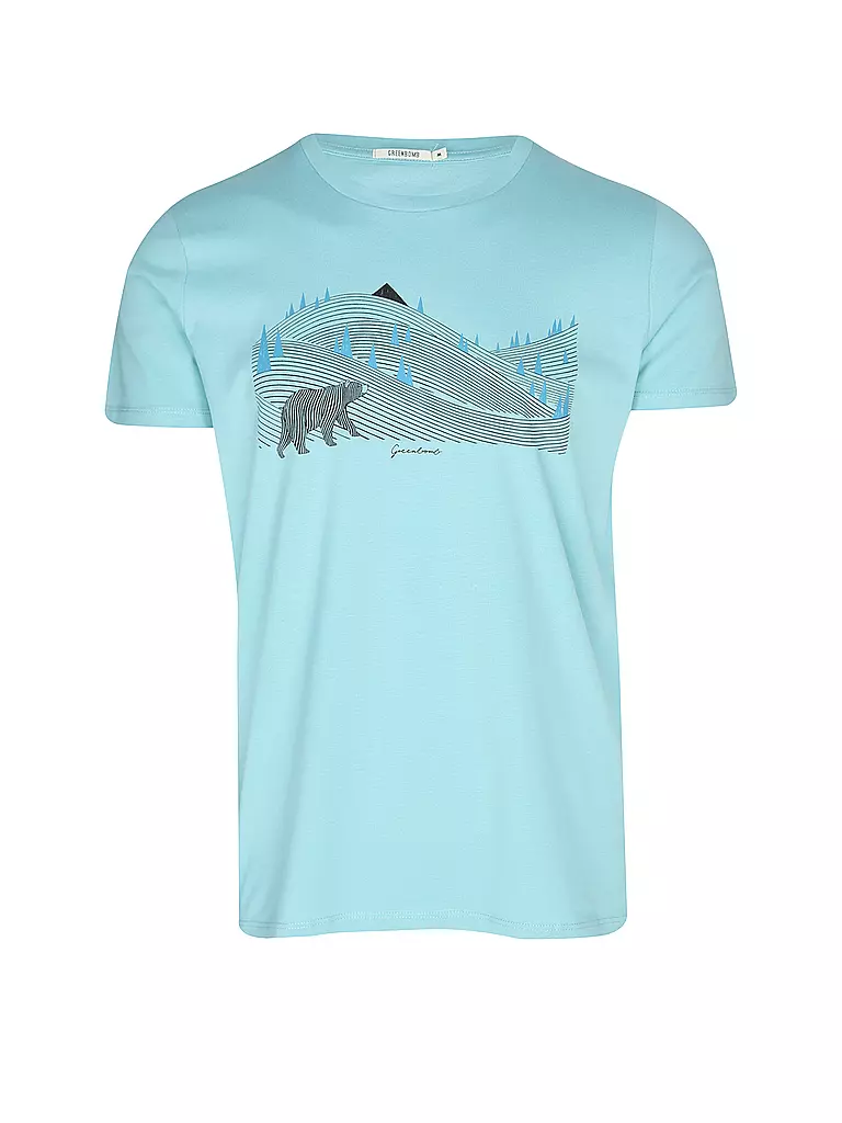 GREENBOMB T-Shirt GUIDE ANIMAL BEARLAND dunkelblau