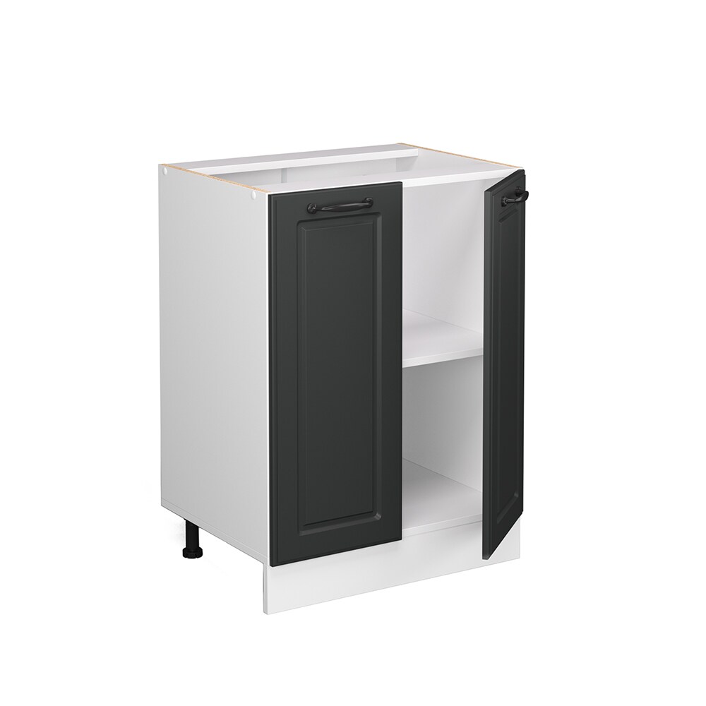 Vicco Unterschrank Küchenschrank Küchenzeile Landhaus R-Line 60 cm Weiß-Anthrazit