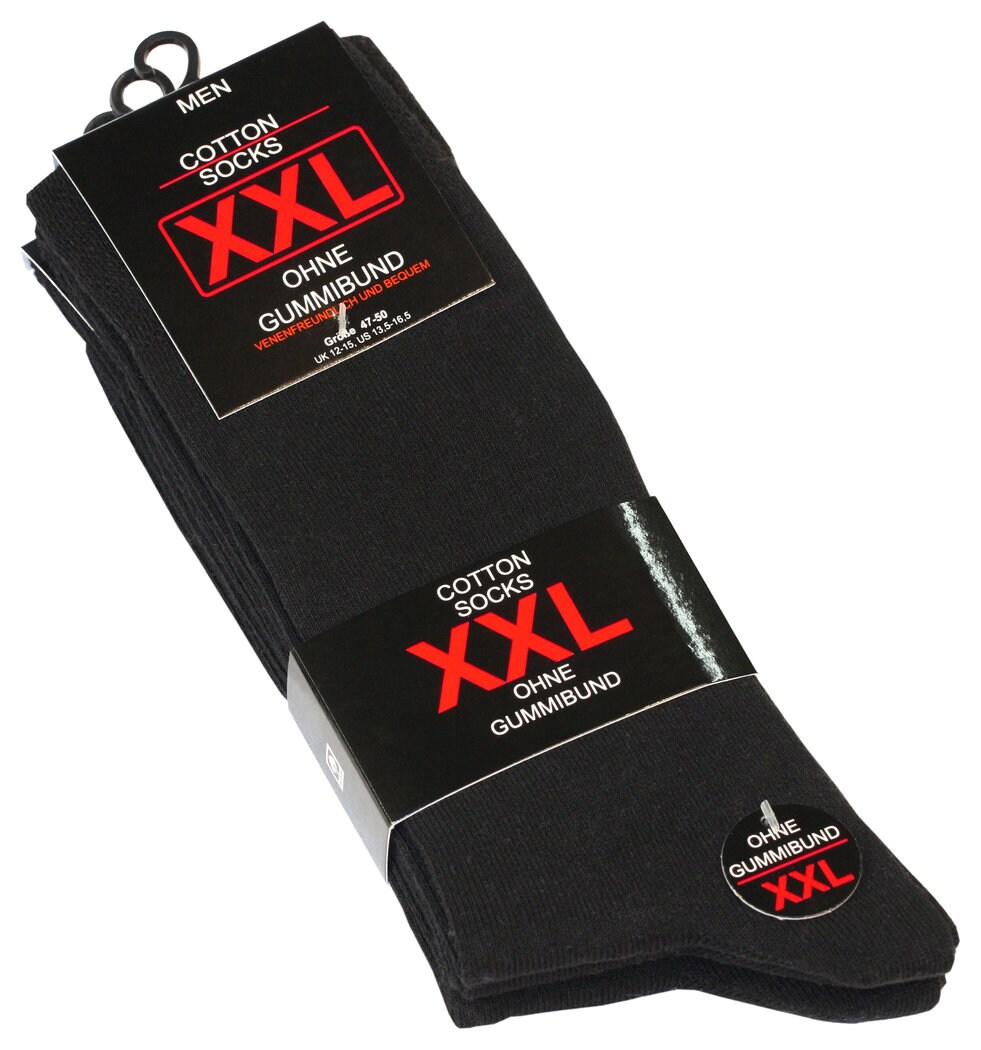 Cotton Prime® XXL Socken 3 Paar, in Übergröße