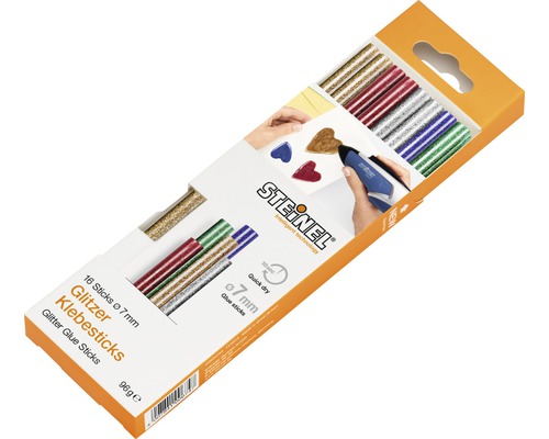 Steinel Glitterlijmstiften Ø 7 mm 16-pack