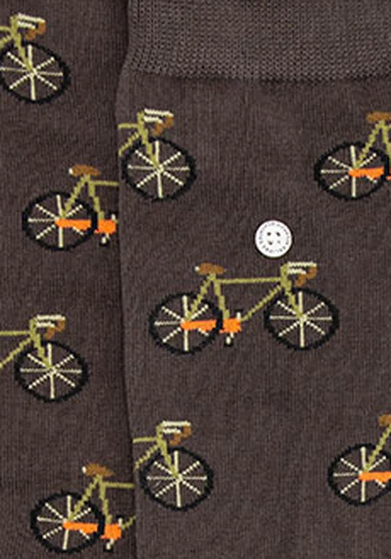 ALFREDO GONZALES bruine alfredo gonzales sokken bicycles