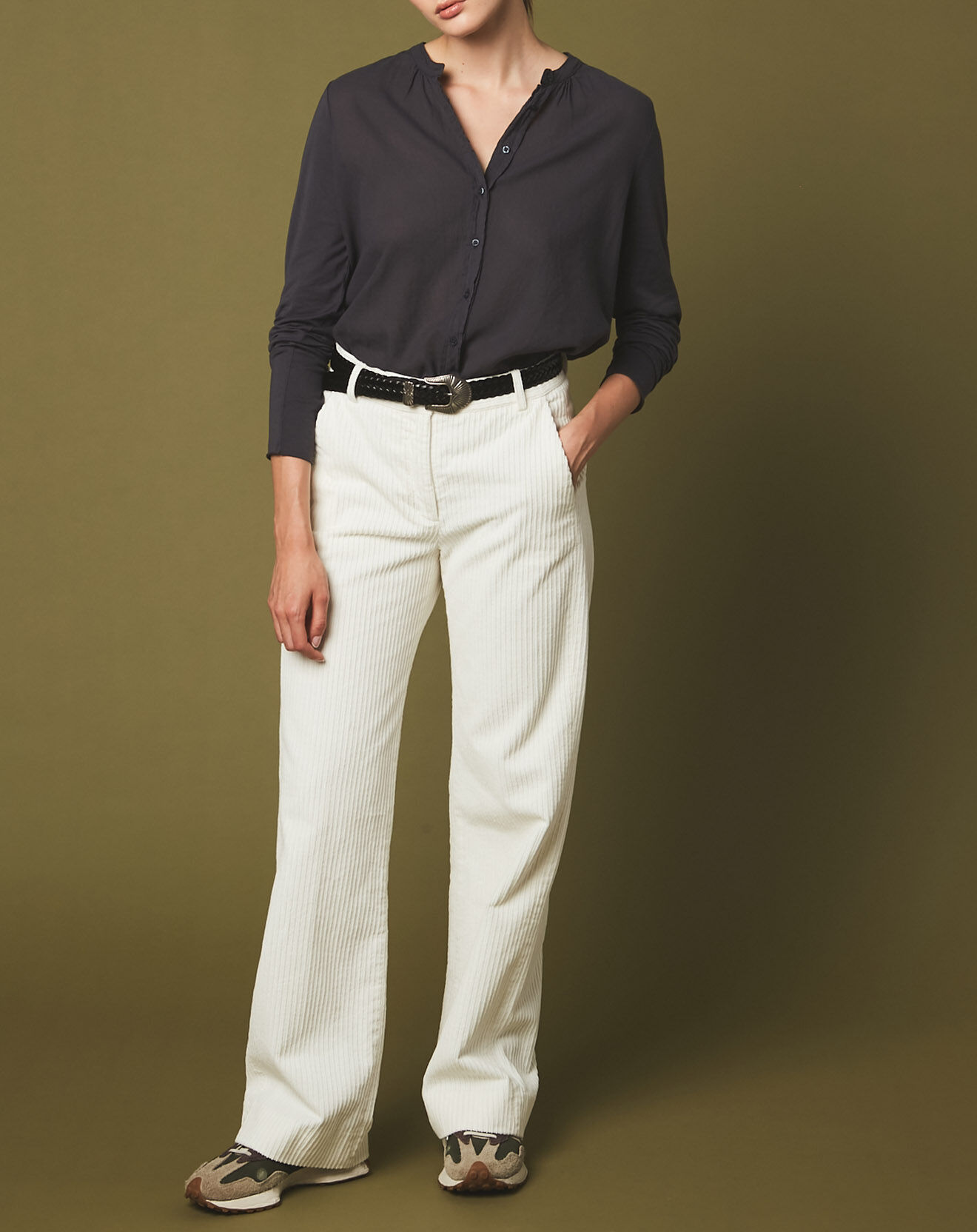 Hartford Ceinture en Cuir Adele noire