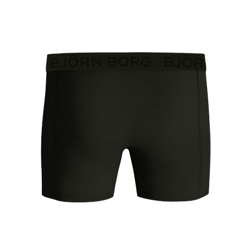 Björn Borg Cotton Stretch 5-pak Boxershorts, Sort/Blå/Grøn/Rød, M