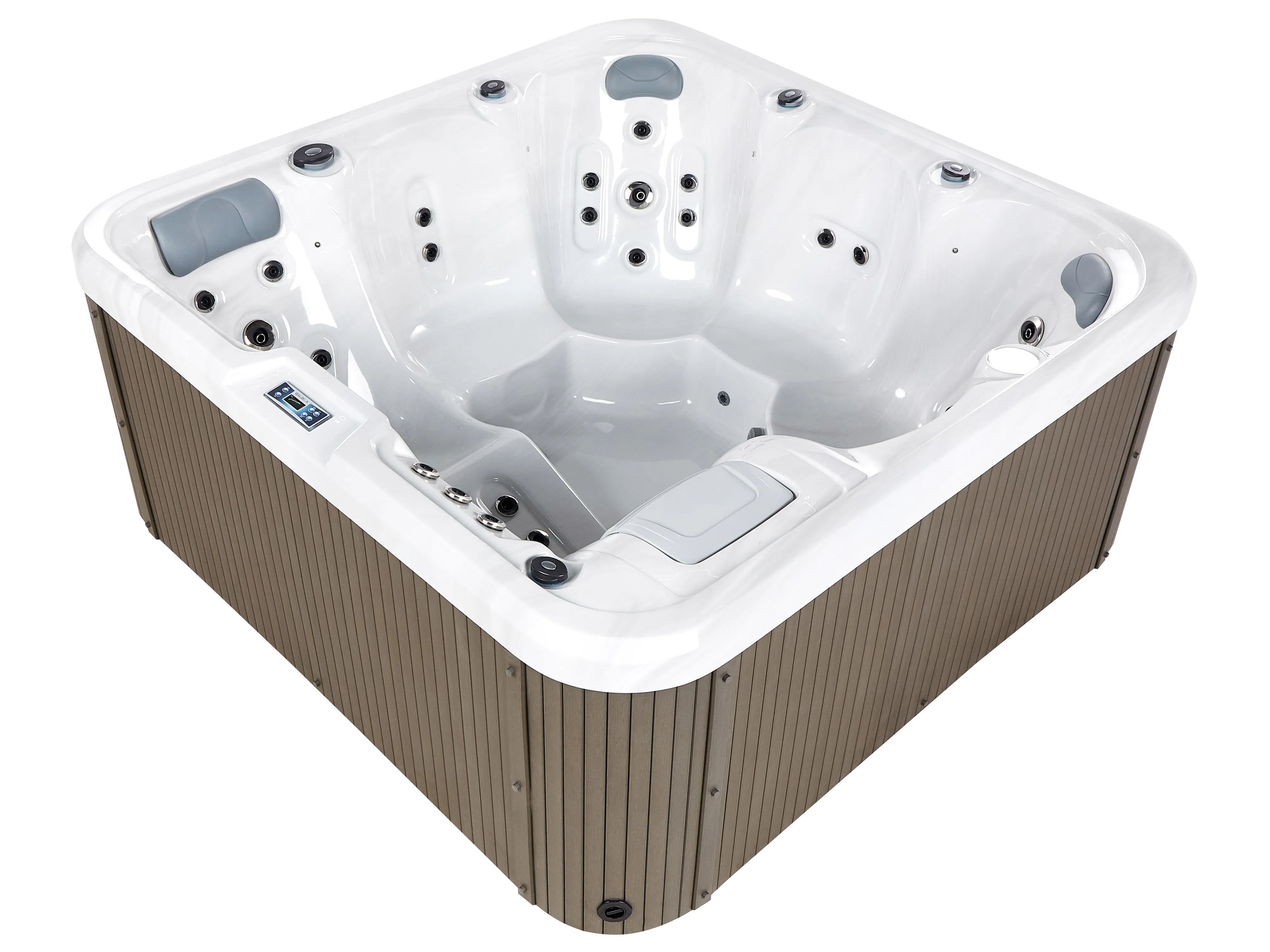 Buiten hottub met LED CALIMA Wit