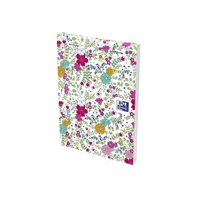 Oxford Floral - Bloc notes agrafé 10,5 x 14,8 cm