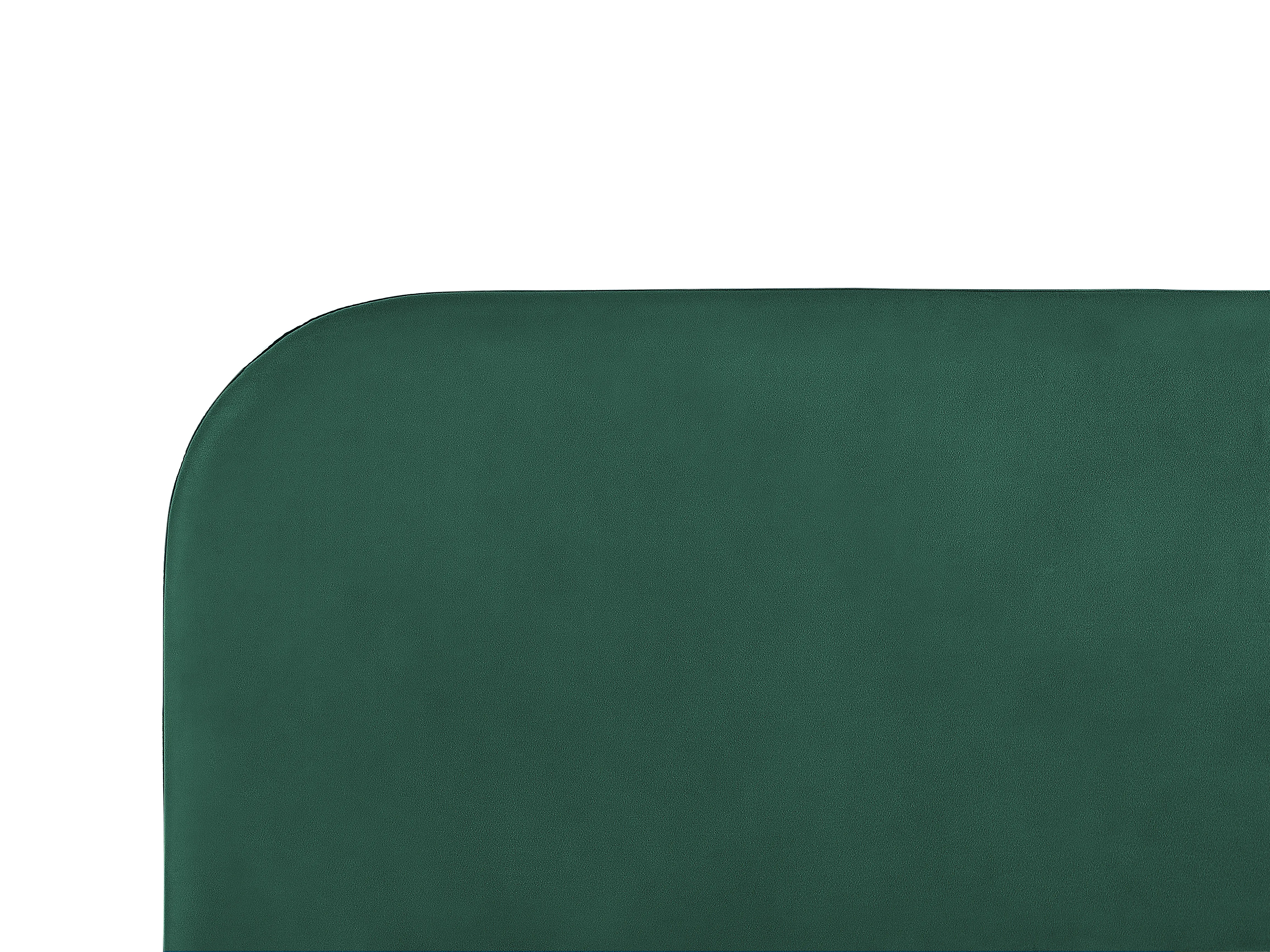 Bed Fluweel FLAYAT 160 x 200 cm Smaragdgroen