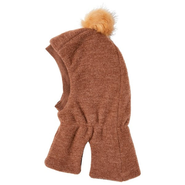 Køb Name it Mino Børstet Uld Elefanthue m/Fleece Carob Brown