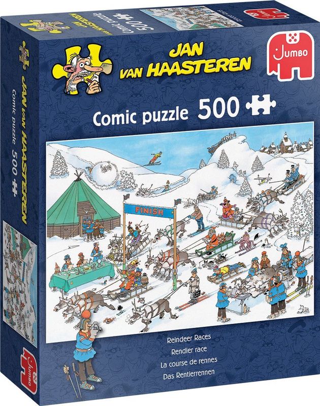 Jan van Haasteren - Rendier Race - Puzzel - 500 Stukjes