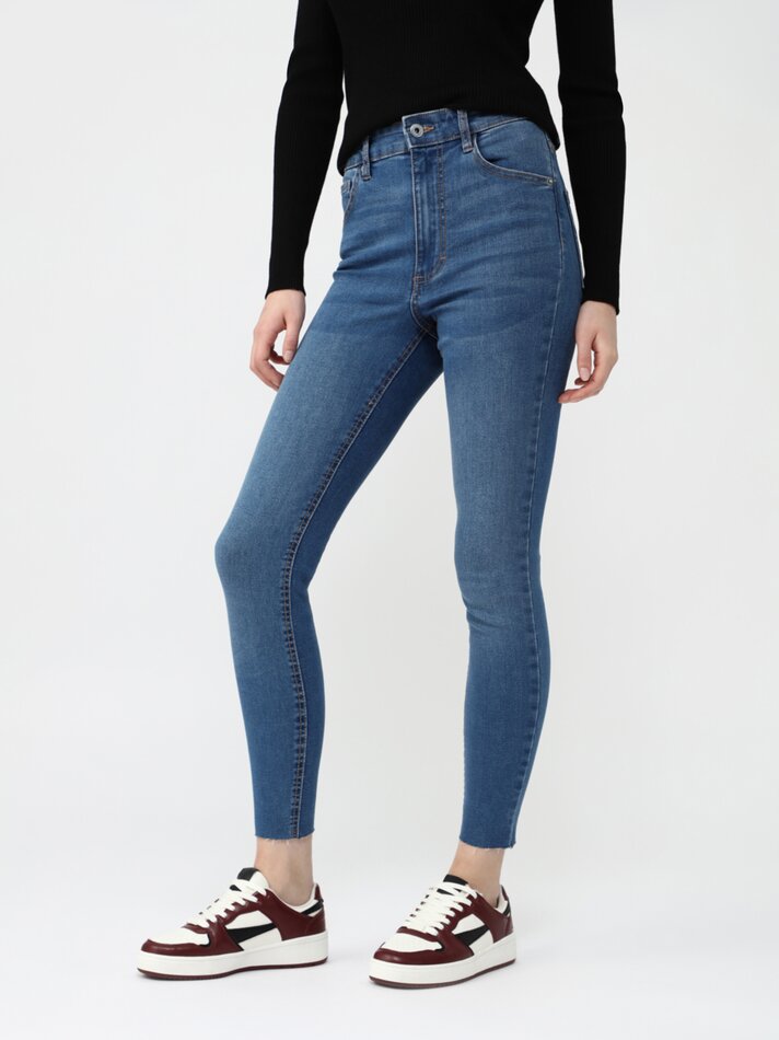 Calça jeans skinny de cintura alta - Ocean