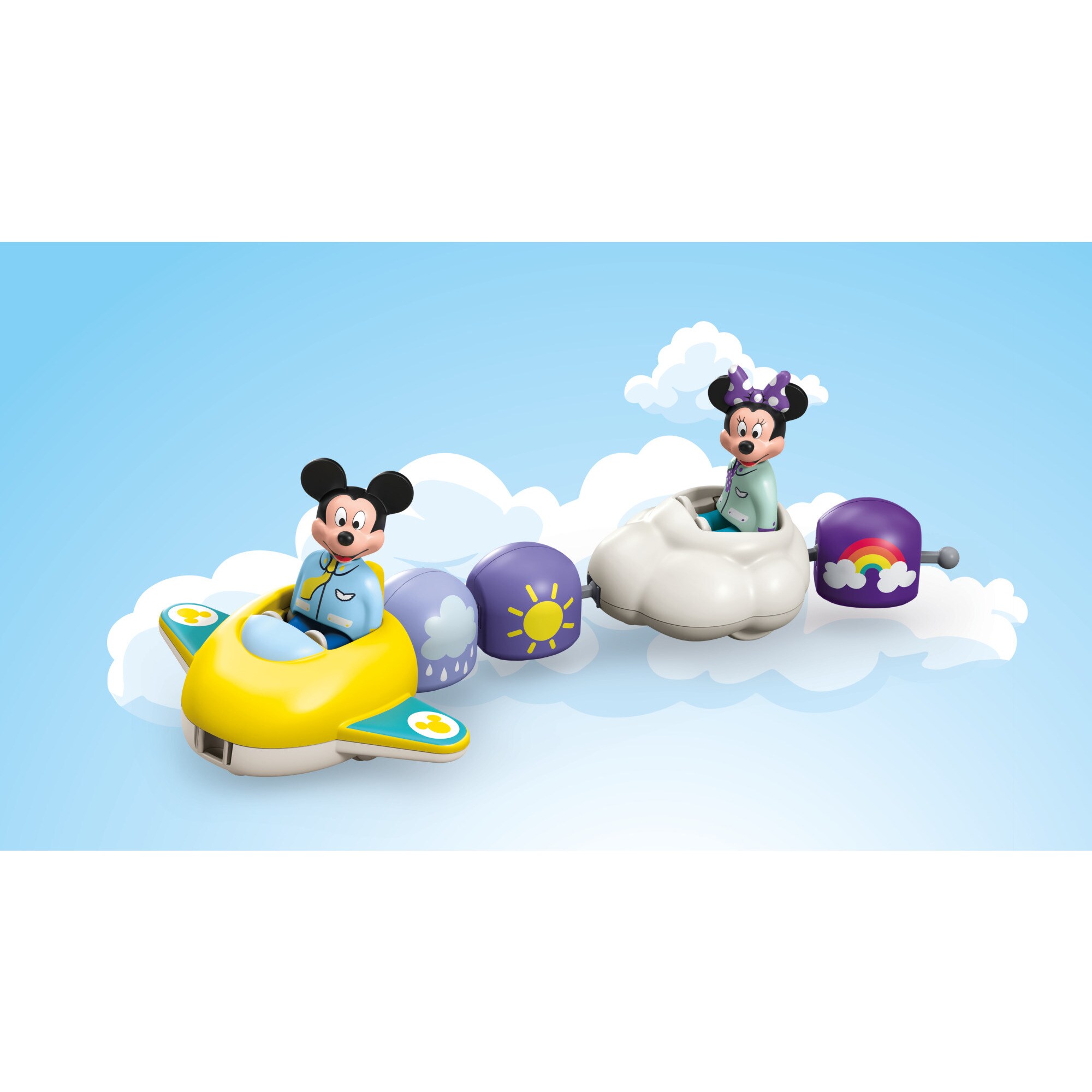 PLAYMOBIL Konstruktionsspielzeug Junior & Disney: Mickys & Minnies Wolkenflug