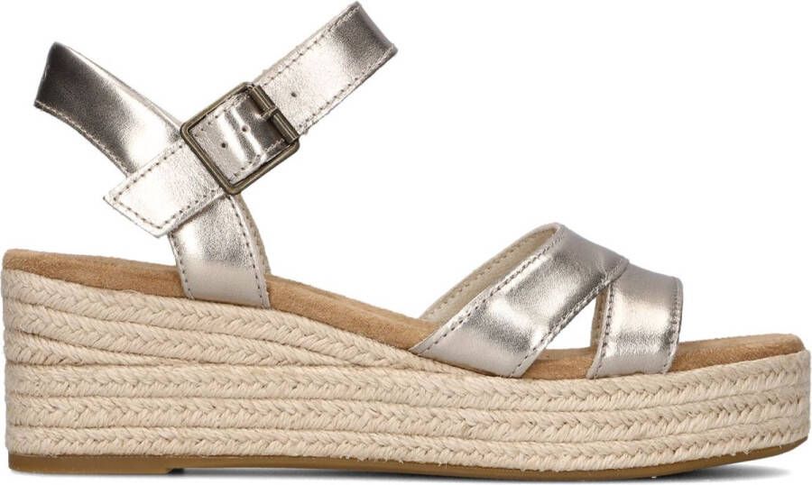 TOMS Sandalen Dames Audrey Met Maat: 39 Materiaal: Leer Kleur: Goud
