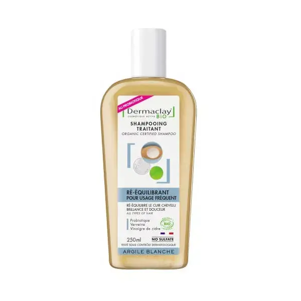 Dermaclay Shampoing Rééquilibrant au Probiotique 250ml