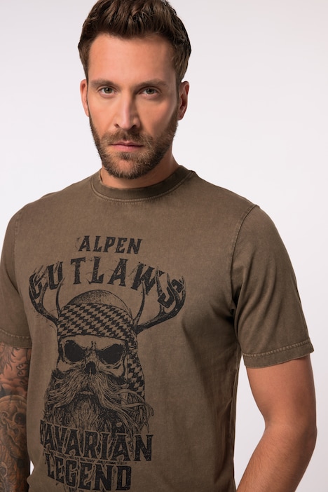 JP 1880 T-Shirt, Trachten, Halbarm, Brustprint, bis 8 XL