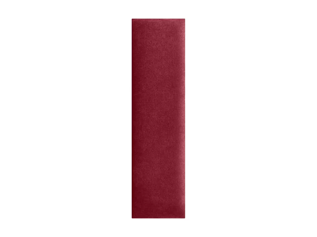 DHOME Lot de 1 Panneaux muraux en tissu auto-adhésifs Panneaux muraux absorbants acoustiques Protection contre les chocs (Rouge, 60x30cm, x1)