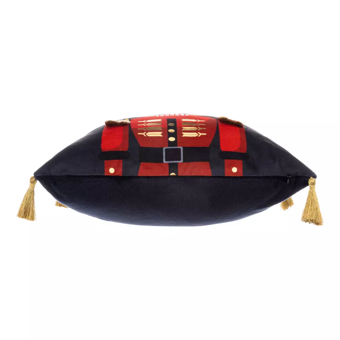 Coussin de Noël carré (40 cm) Casse-noisette Bleu marine