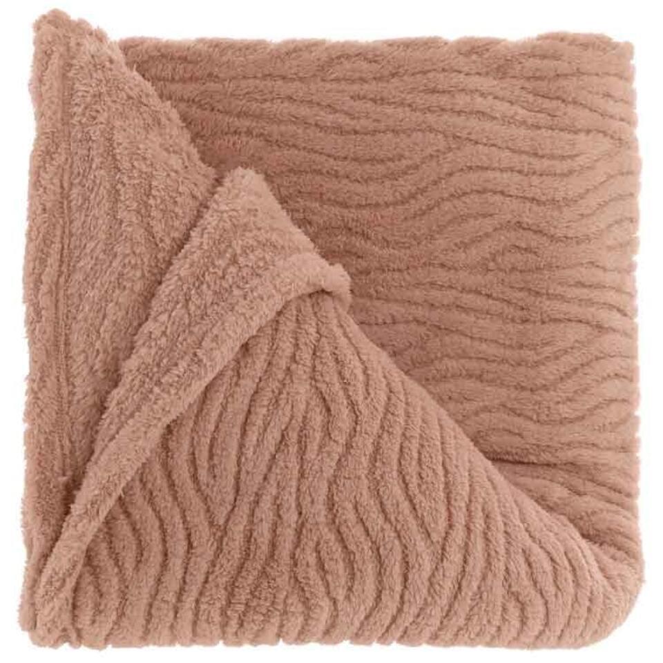 Unique Living - Plaid Clio old Pink -150x200cm