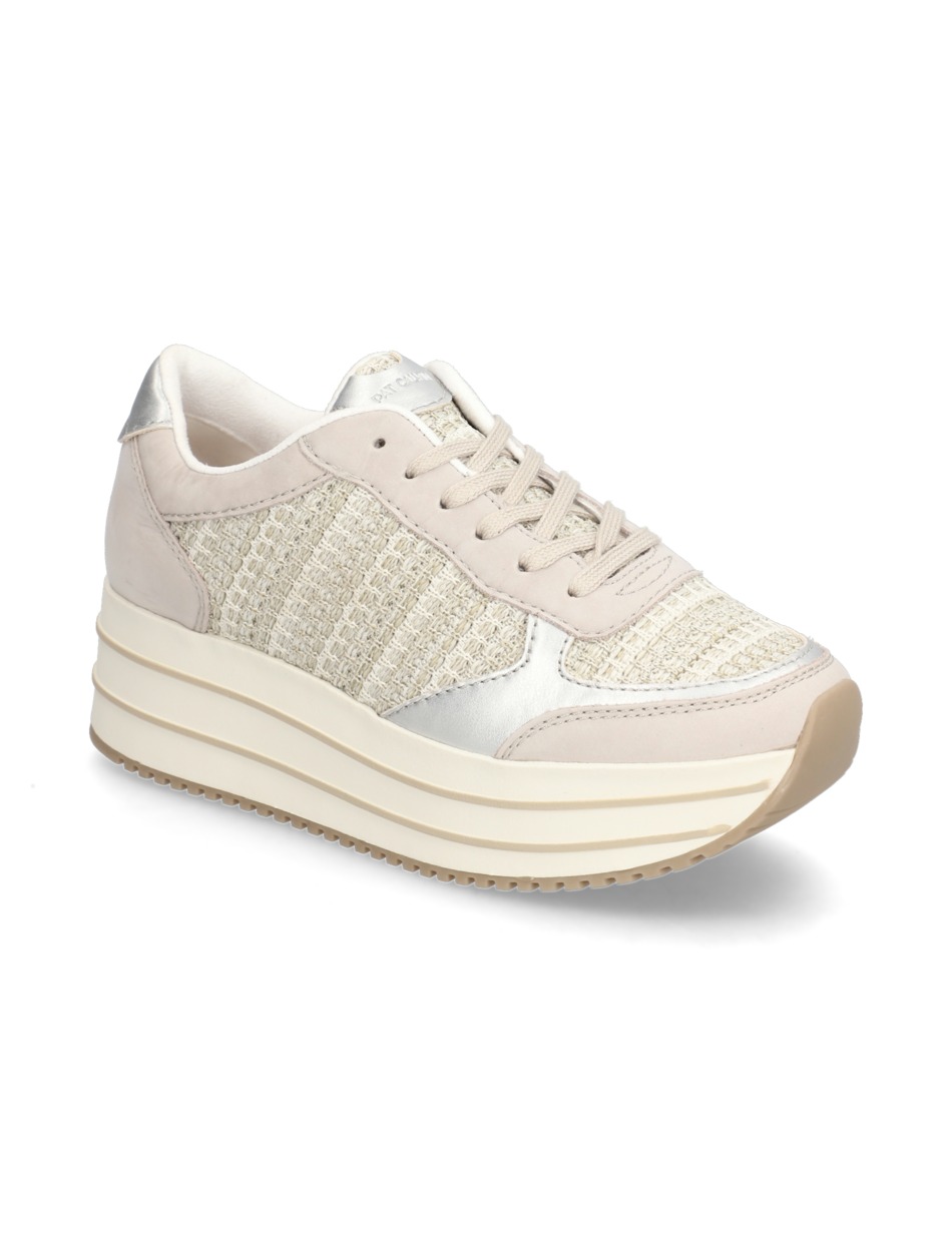 Lederkombination Sneaker