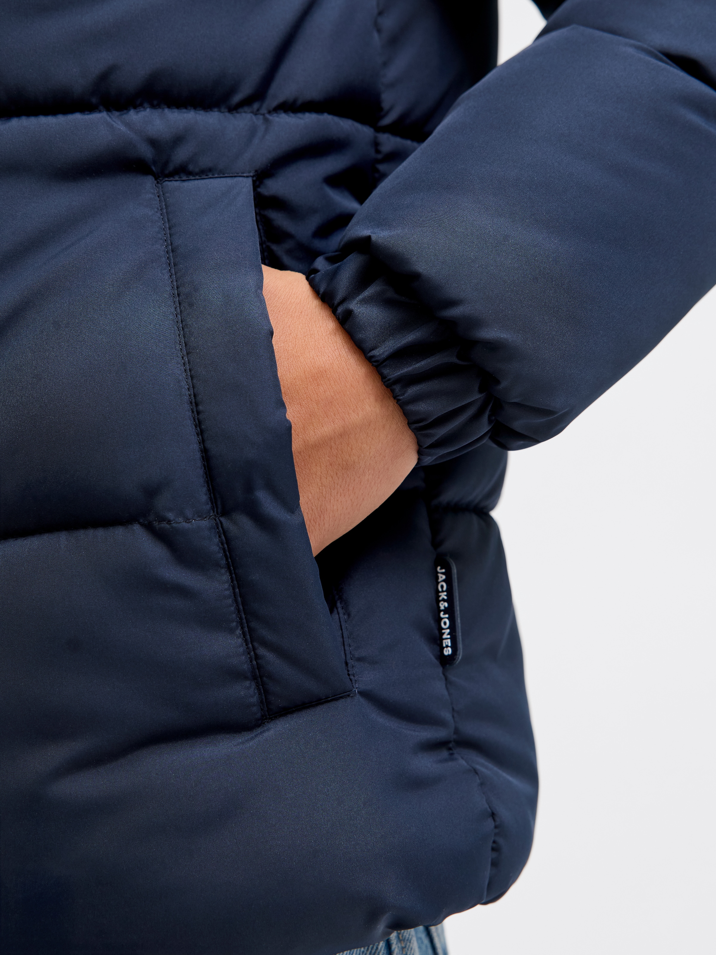 Jack & Jones Junior Steppjacke »JJMAZE PUFFER HOOD JNR« mit Kapuze