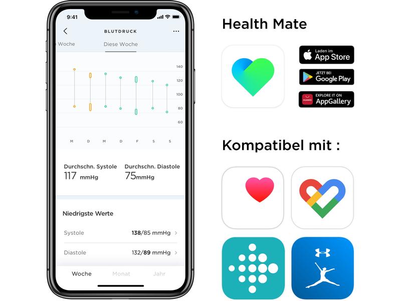Withings Blutdruckmessgerät BPM Connect Smarter Blutdruckmesser