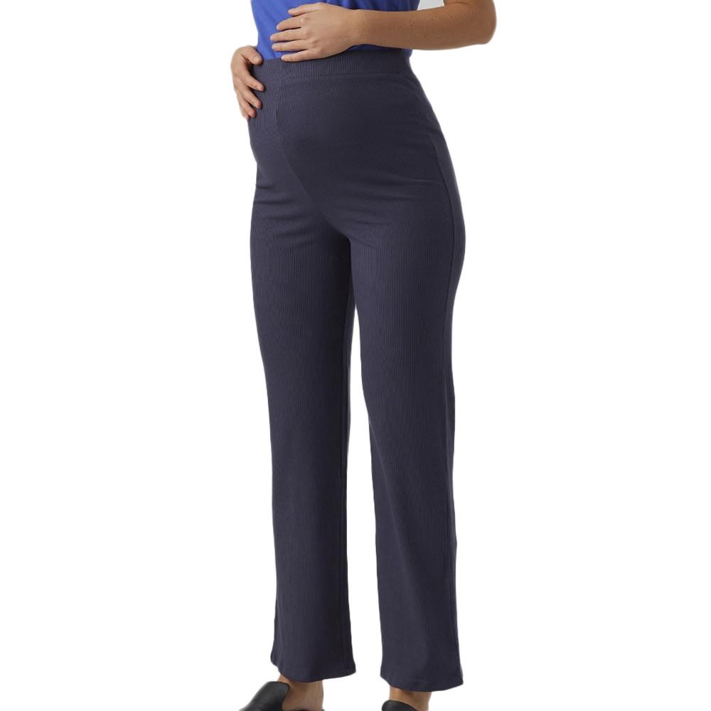 Mamalicious Pantalon de Grossesse Marine Femme Mamalicious Rosina Relaxed
