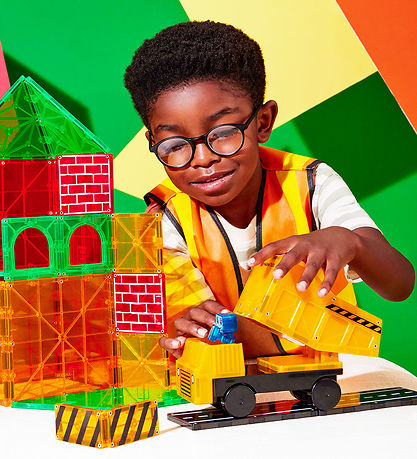 Magna-Tiles Magnetset - 50 Teile - Builder XL + MicroMAGS