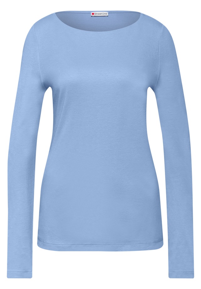 STREET ONE Langarmshirt »Style Lanea«, mit U-Boot Ausschnitt