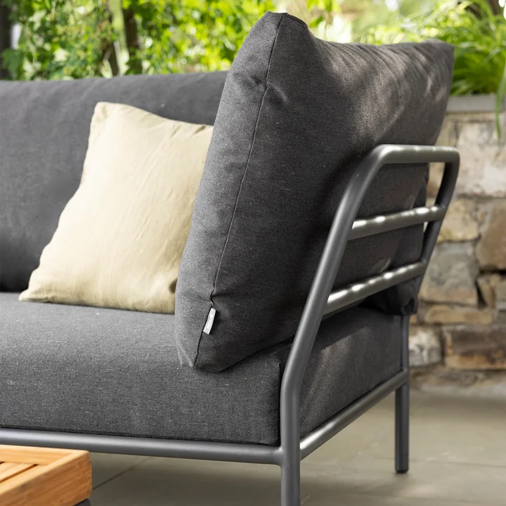 HOUE - Level 2 Loungeset 7, inkl. Beistelltisch, dark grey / ash