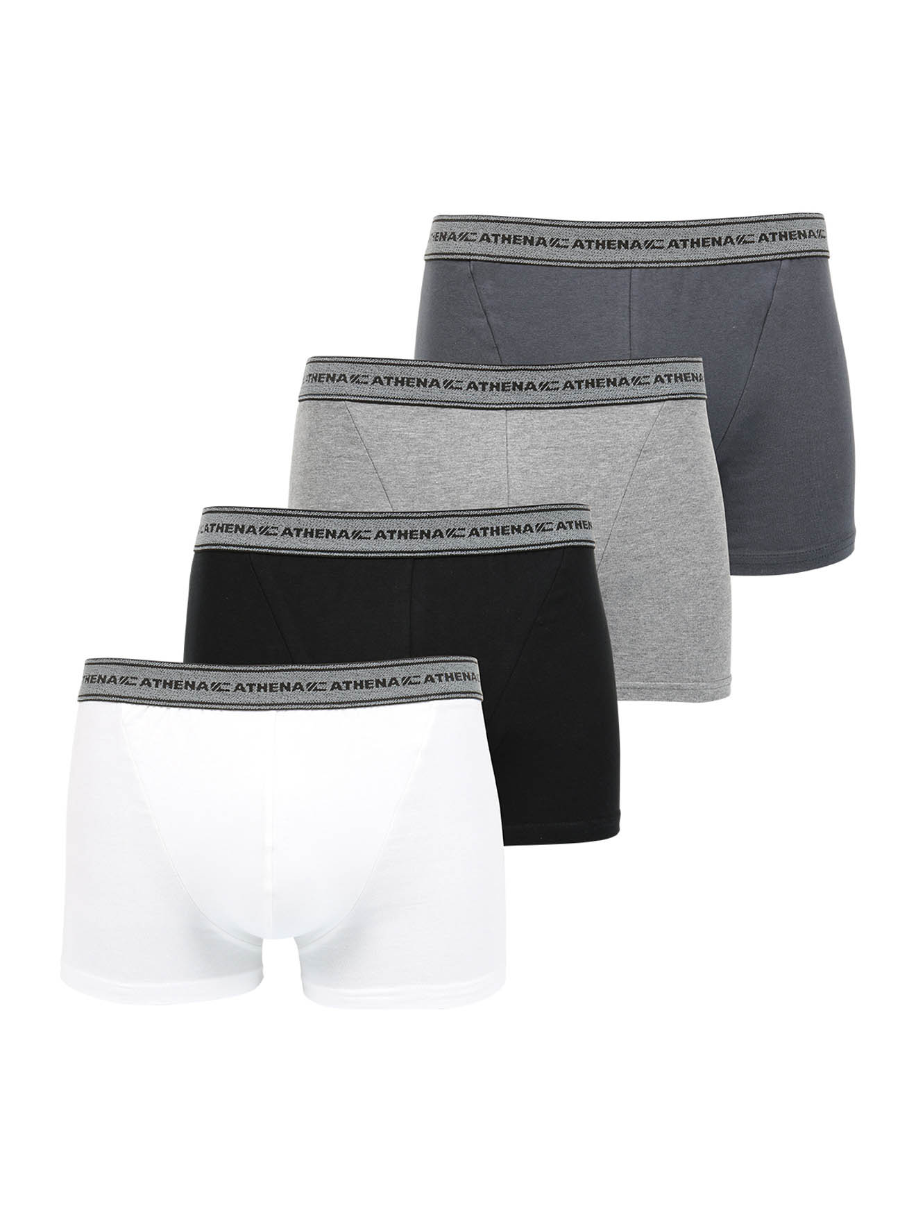 Lot de 4 boxers Basic Coton
