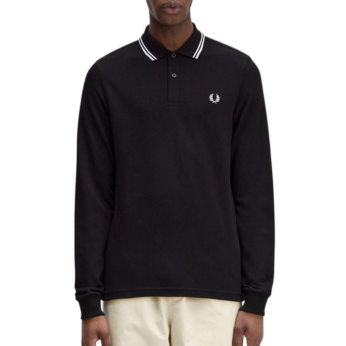 Fred Perry LS Twin Tipped Polo Heren