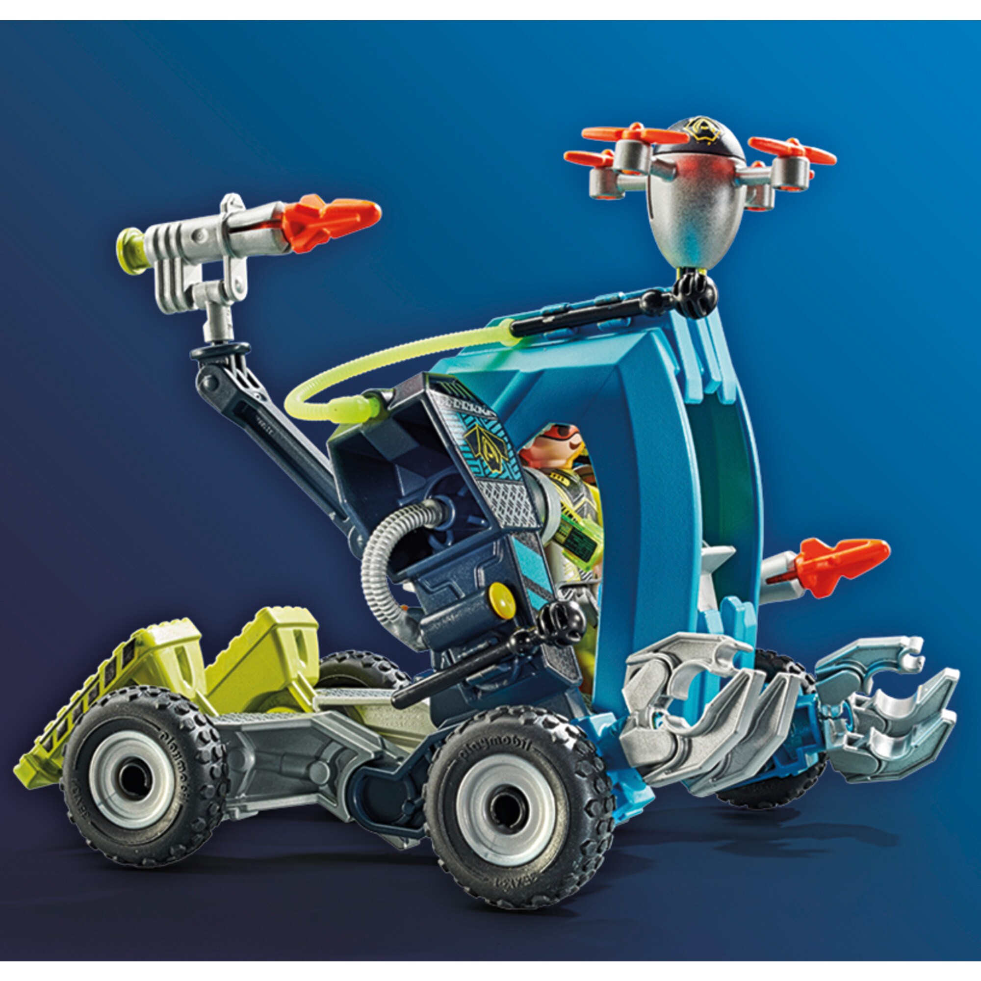 PLAYMOBIL Konstruktionsspielzeug Roboter vs. Fluggleiter