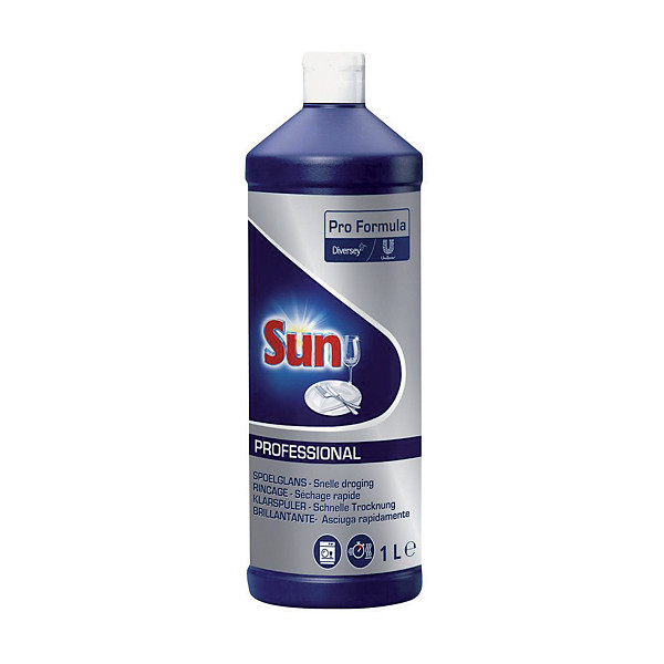 Liquide de rinçage lave-vaisselle cycle court Sun Professional 1 L