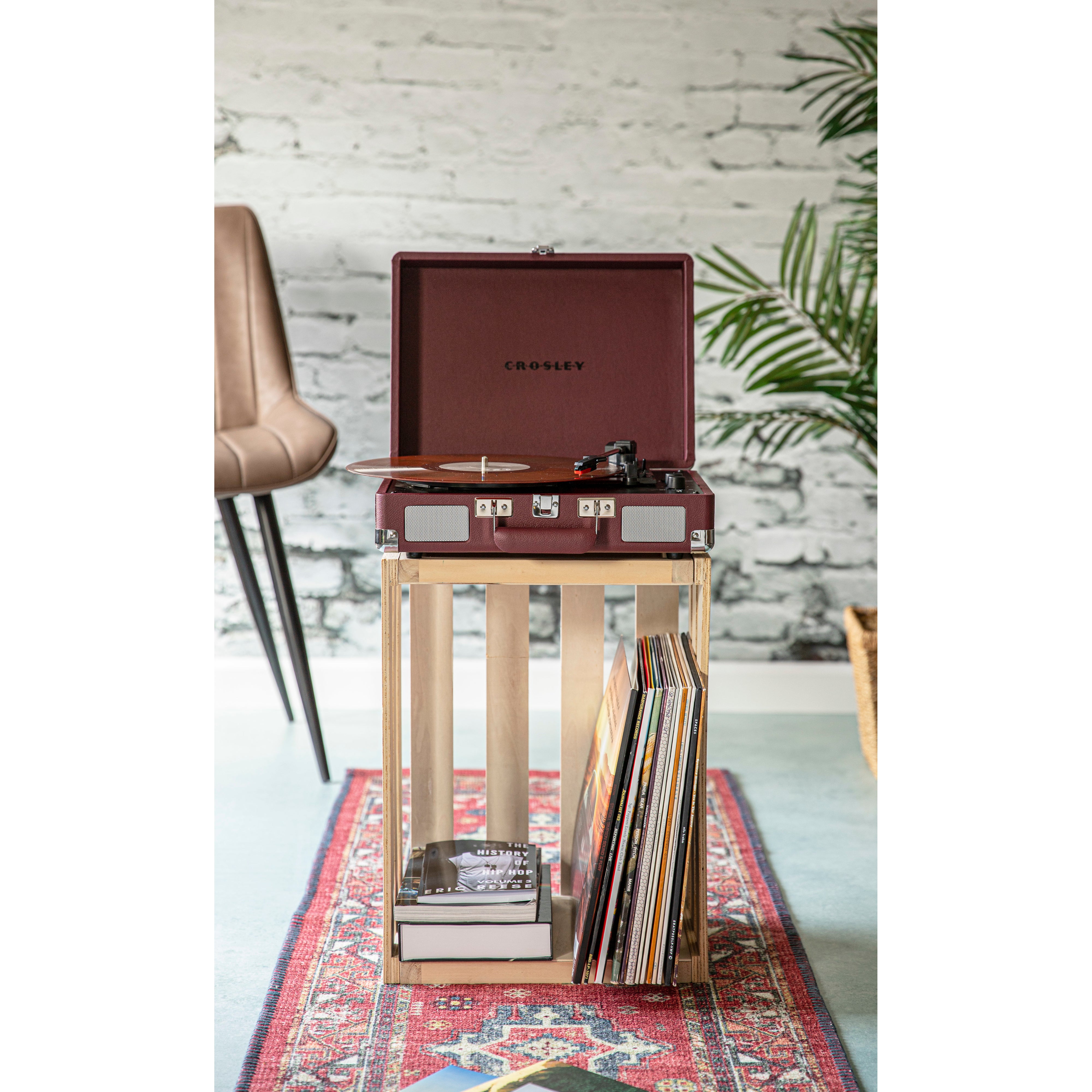 Crosley CR8005F-BU4 Cruiser Plus Burgundy platenspeler