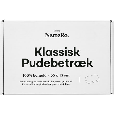 Salling NatteRo Klassisk pudebetræk - hvid