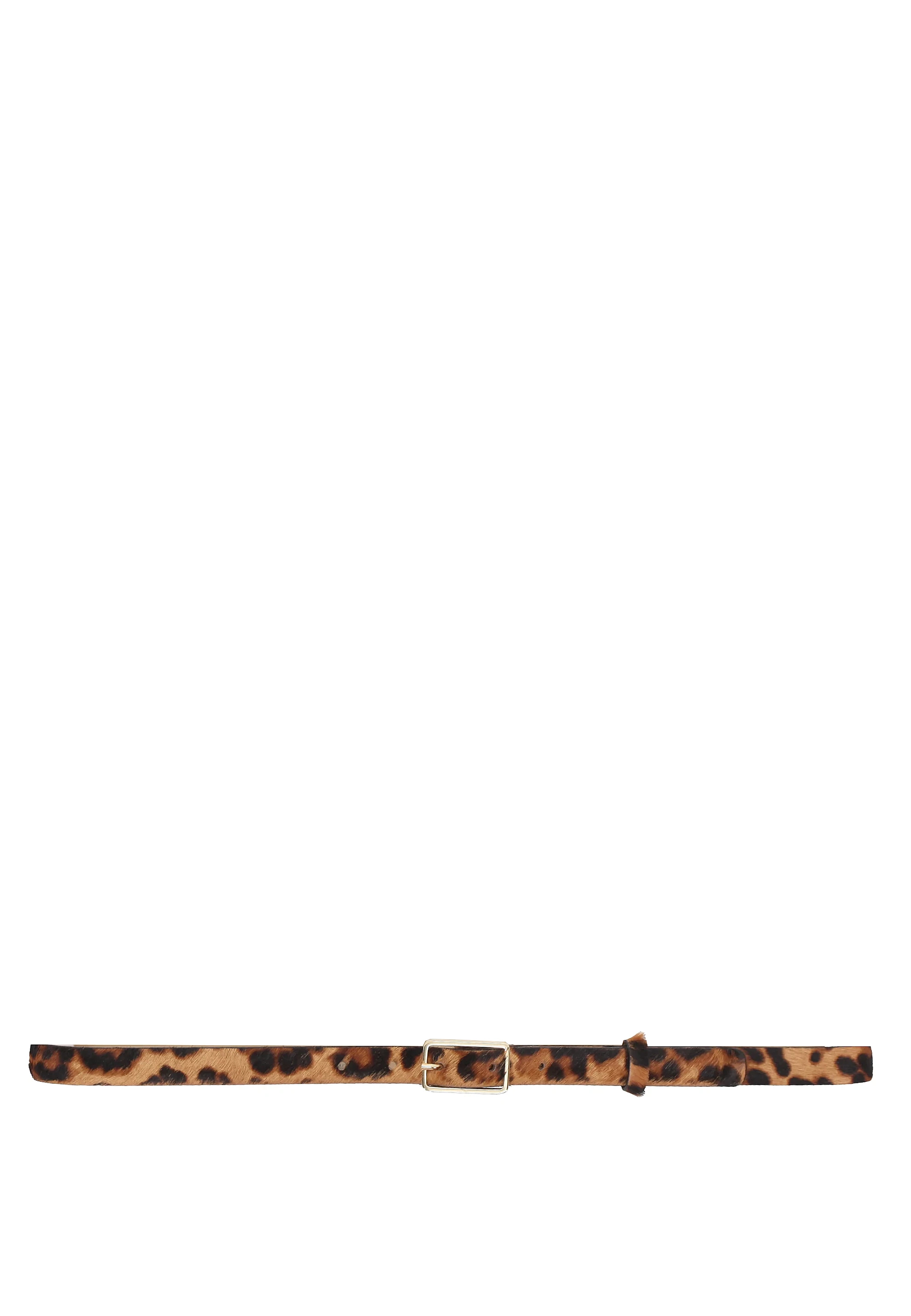 Belt Leather Animal print Standard