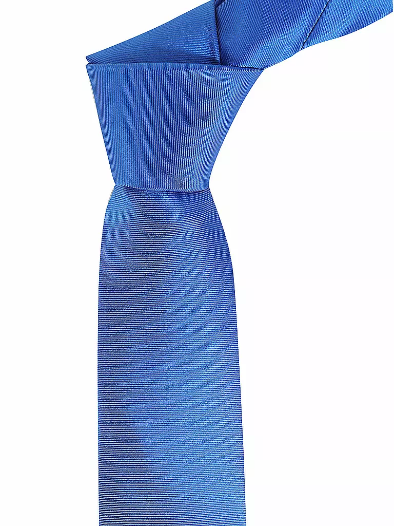 SEIDENFALTER Krawatte blau