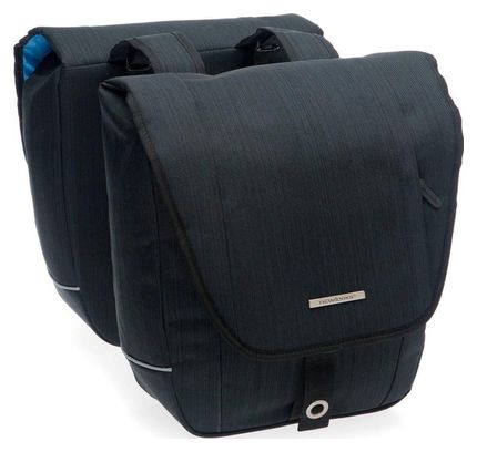 NEW LOOXS Sac double Avero 25 Liter 32 X 33 X 13 Cm (2X) - Noir